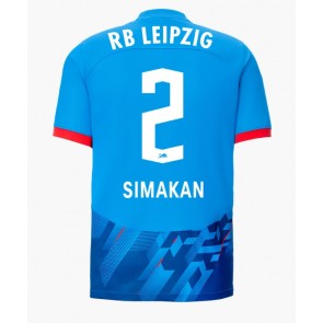 RB Leipzig Mohamed Simakan #2 Tredjetröja 2023-24 Kortärmad